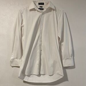 Marquis Signature Slim Fit Dress Shirt 15/15.5 32-33 – White Button Down Men’s L